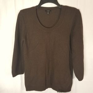 Cute TALBOTS Brown Sweater Petites Medium